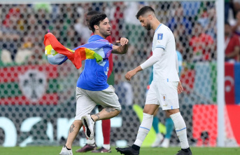 At the World Cup game: Ukraine, Iran and LGBTQI: Flitzer...