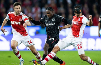 Football: Leverkusen professionals after derby victory:...