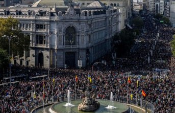 Madrid: Hundreds of thousands protest against health...