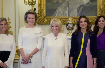 On the royal road: A royal task: Camilla unites queens,...