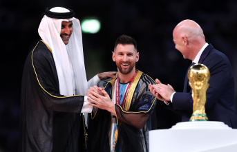 World Cup award ceremony: At the moment of his greatest...