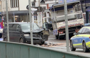 Saarlouis: gas bottle damaged in traffic accident:...