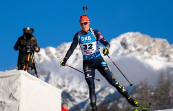 Biathlon: Herrmann-Wick in third place - Swede Magnusson...