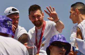 Soccer World Champion: Messi back with family after...