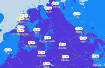 Frost in Germany: These maps show where it is coldest...