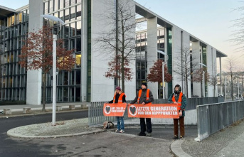 Bundestag: Blockade: "Last generation" confronts...