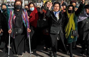 Protest against Taliban: Afghanistan: Women demonstrate...