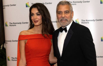 Amal and George Clooney: glamor performance in Washington...