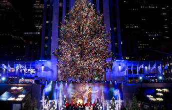 Tradition: Lights on at the Rockefeller Christmas...