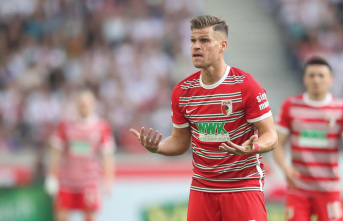 Augsburg striker before moving to Hertha BSC