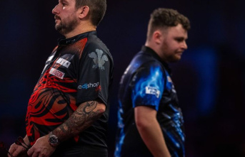 Tournament in London: That brings the day at the Darts...