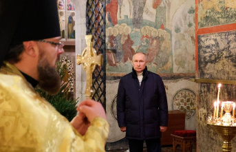 Orthodox celebration: Vladimir at home alone: ​​Putin...