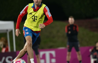 FC Bayern: Müller fights for position with Musiala...