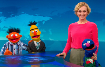 ARD news program: 50 years of Sesame Street: Ernie,...