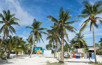Threatened by climate change: dream beaches, but hardly...