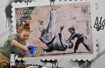 Ukraine issues Banksy stamp on anniversary of Russian...