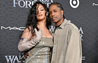 With A$AP Rocky on the "Vogue" cover: Rihanna...