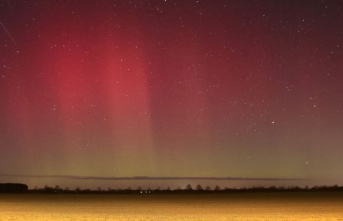 Astronomy: Northern lights shine over parts of Germany
