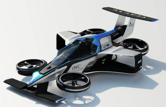 Airspeeder Mk4: A racing car takes off: The flying...