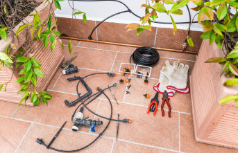 Water shortage : Irrigation system for the balcony:...