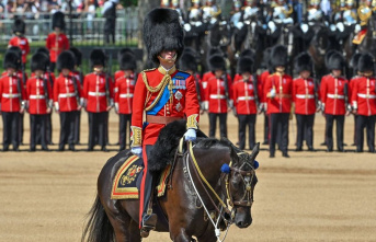 Prince William: The prince leads the final rehearsal of the parades