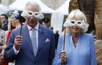 Royals: King Charles and Queen Camilla with animal...