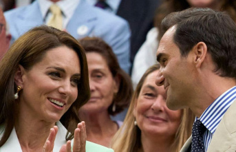 Alongside Princess Kate: Roger Federer was honored...