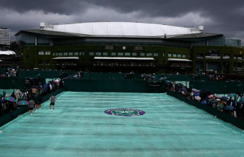 Tennis: Rain chaos in Wimbledon: Zverev and Co. wait...