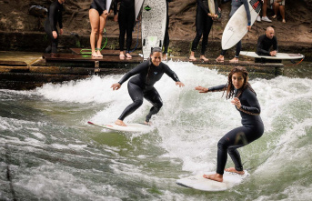 Munich: Women by the stream: surfers conquer their...