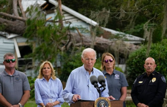 Storm: Biden promises help to storm victims in Florida