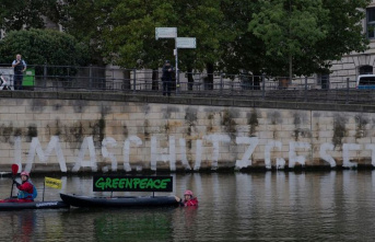 Demonstration: Action: Greenpeace against changing...