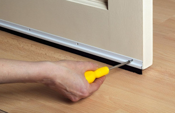 Seal the door: stop drafts and reduce heating requirements:...