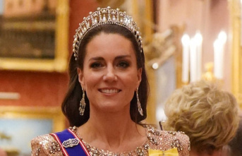 Princess Kate: Glamorous appearance with tiara