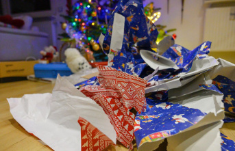 For the bin: unwrapped presents and now? This is how...