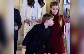 At his Christmas concert premiere: Prince Louis causes...