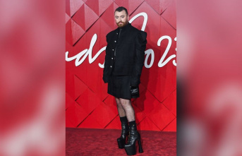 British Fashion Awards 2023: Sam Smith wears skirt and platform shoes