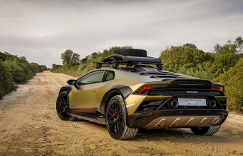 Reportage: Lamborghini Sterrato on the Nardo test...