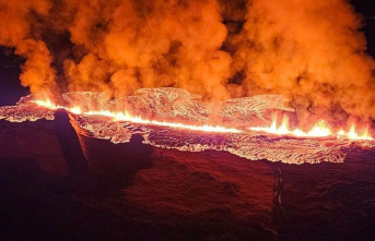 Eruption: New volcanic eruption on Iceland - lava...
