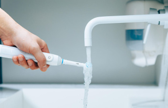 Oral hygiene: Cleaning the electric toothbrush: How to remove limescale and dirt residue