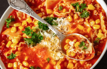 Perfect for cold days: quick one-pot dish: quick recipe for a delicious lasagna soup