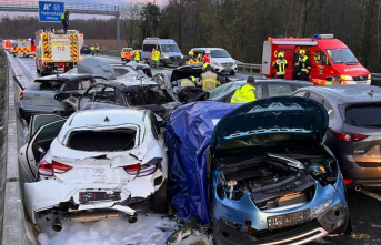 Accidents: Mass pile-up in Bavaria - two people die
