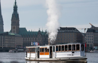 Hamburg: Alster steamship “St. Georg” is on the way
