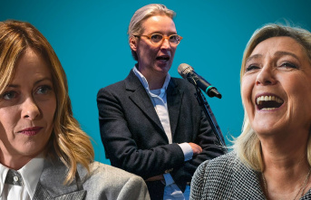 Europe's right-wing front women: Le Pen, Meloni, Weidel: All three women are right-wing - but the German is embarrassing to the others