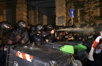 Police in Georgia use tear gas against pro-European...