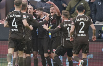 2nd League: Leader of the table again: Pauli struggles to win 1-0 against Rostock