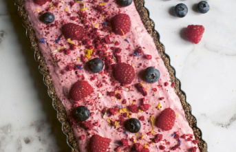 “No Bake” tart: This raspberry cake doesn’t...