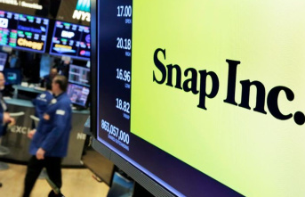 Quarterly figures: Snapchat company shares shoot up...