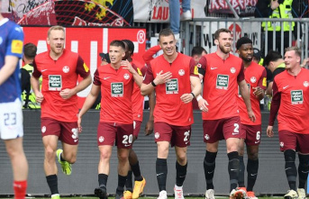 2nd league: Kaiserslautern wins in Kiel, HSV confidently