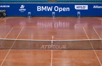 Tennis: Long rain break right at the start of the tournament in Munich
