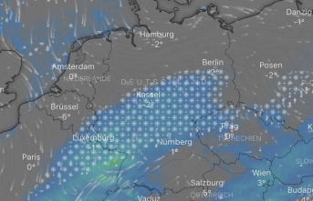 Cold snap: Rain and snow in Germany – maps show where it gets particularly cold